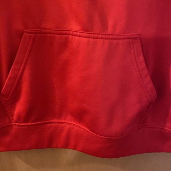 Wisconsin Badgers Let’s Go Red Hooded College Sweatshirt Red White Small - Picture 5 of 12